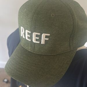 Reef Charcoal Cap with Embroidered Logo
